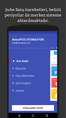 RobotPOS Web Rapor Screenshot 2 