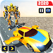 Flying car robot shooting games simulation 2020 APK