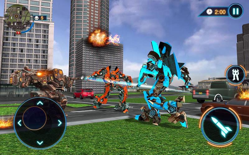 US Police Car Robot Fight Game Screenshot 15 