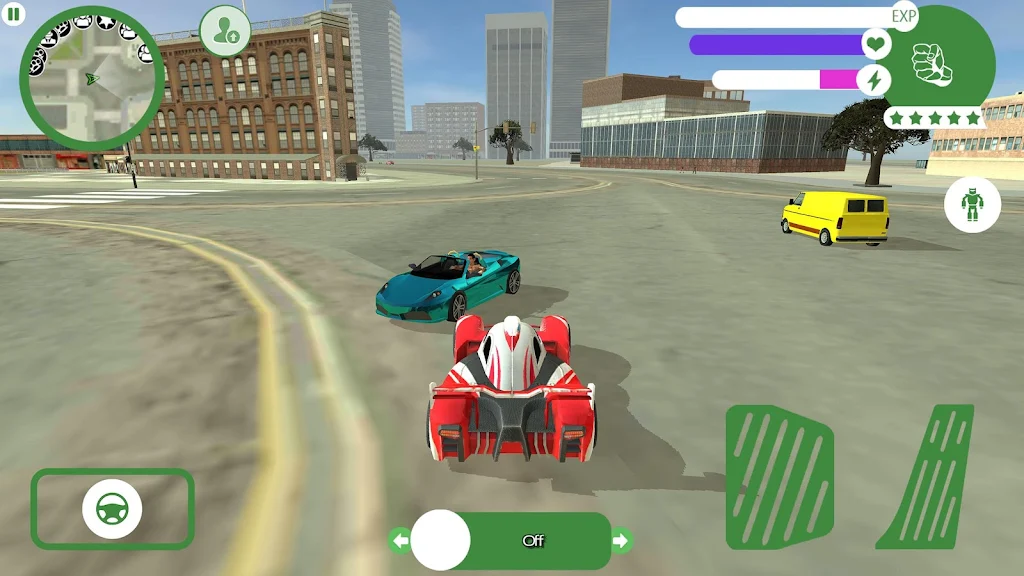 Robot Super Car Transforme Faster Supercar Screenshot 1