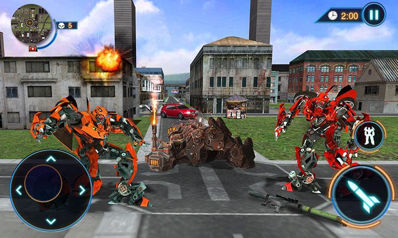 US Police Car Robot Fight Game Screenshot 3 