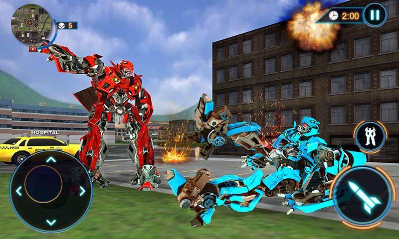 US Police Car Robot Fight Game Screenshot 5