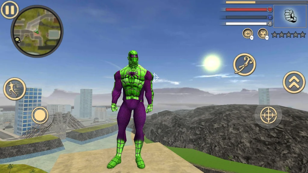 Spider Rope Hero Frog Ninja Strange Gangster Crime Screenshot 3