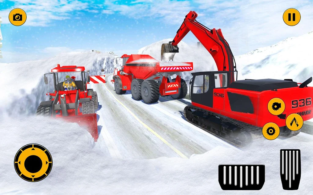 Real Snow Excavator Simulator 2019 Screenshot 3