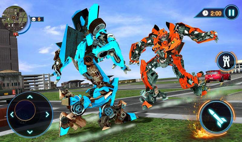 US Police Car Robot Fight Game Screenshot 12