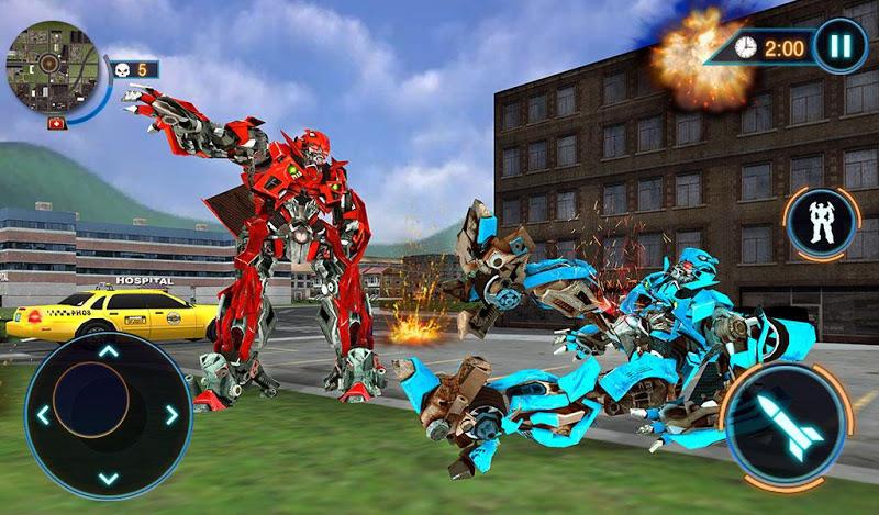 US Police Car Robot Fight Game Screenshot 8 