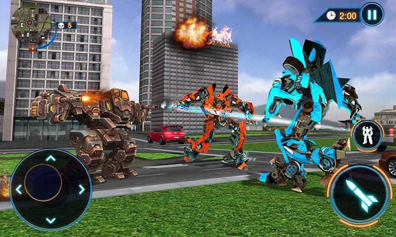 US Police Car Robot Fight Game Screenshot 2 