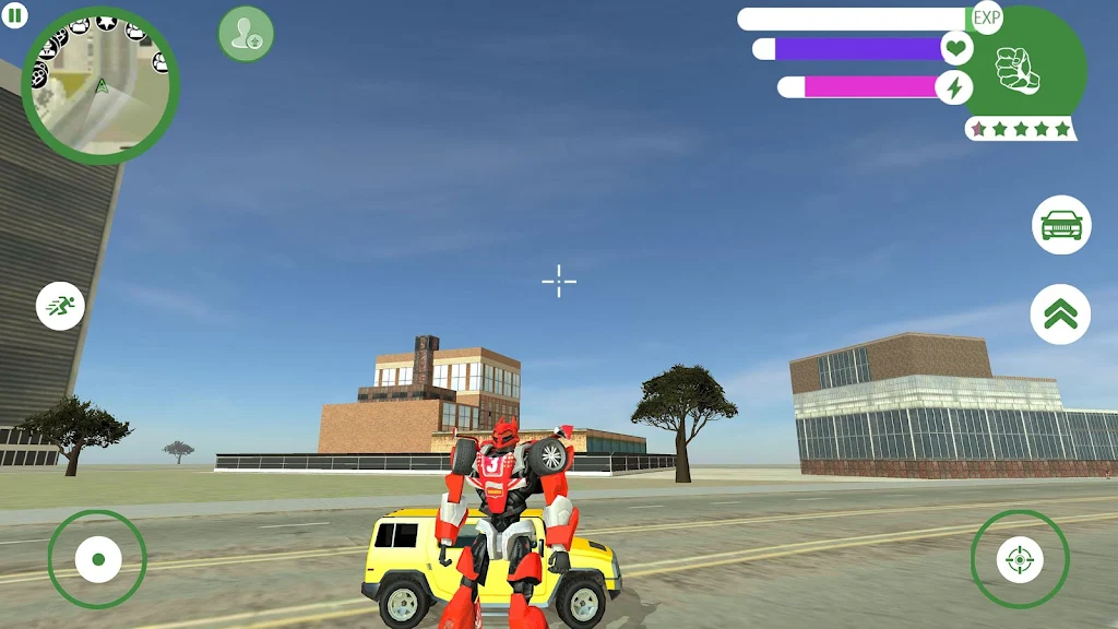 Robot Super Car Transforme Faster Supercar Screenshot 3