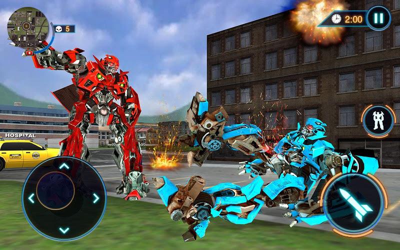 US Police Car Robot Fight Game Screenshot 14