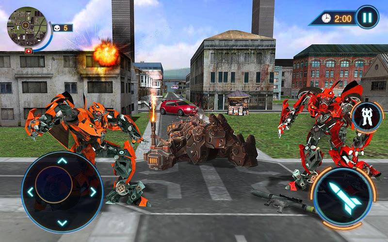 US Police Car Robot Fight Game Screenshot 16 