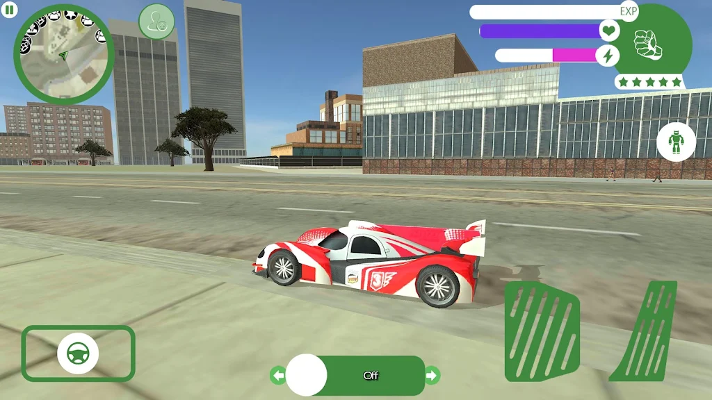 Robot Super Car Transforme Faster Supercar Screenshot 2