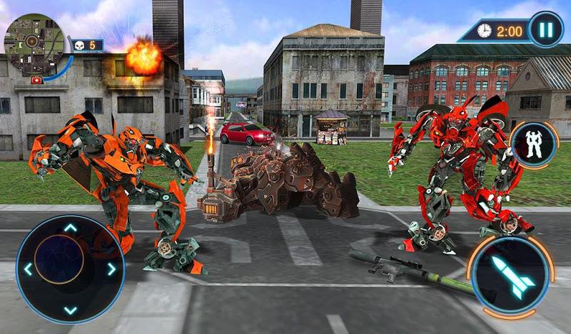 US Police Car Robot Fight Game Screenshot 10