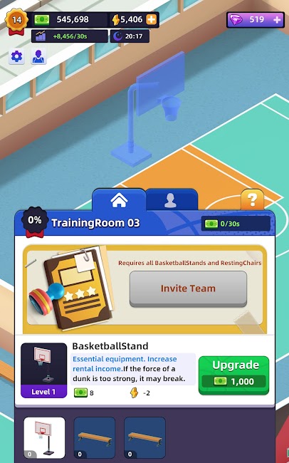 Idle Basketball Arena Tycoon Screenshot 4