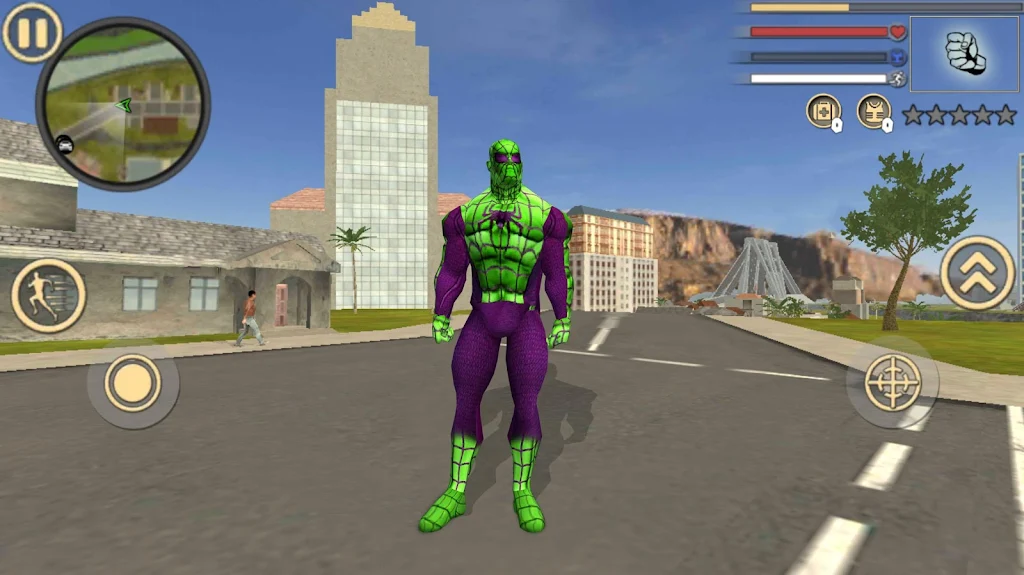 Spider Rope Hero Frog Ninja Strange Gangster Crime Screenshot 1 