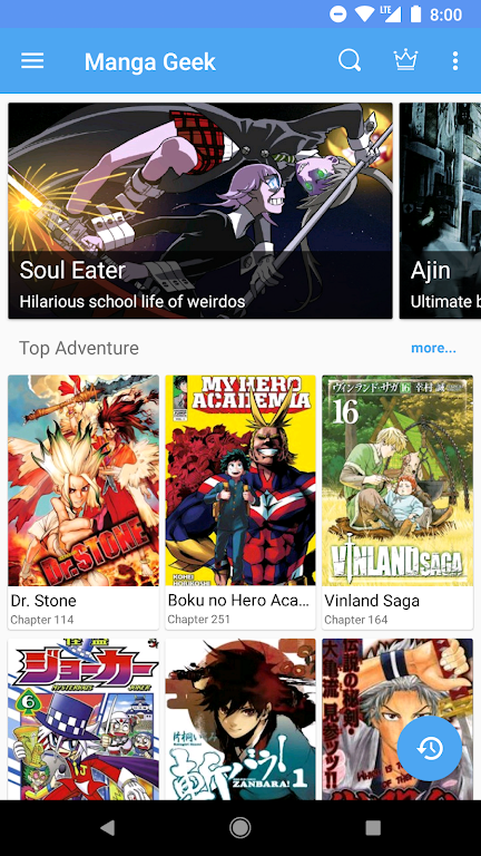 Manga Geek- Best Free Manga Comic Reader Screenshot 1