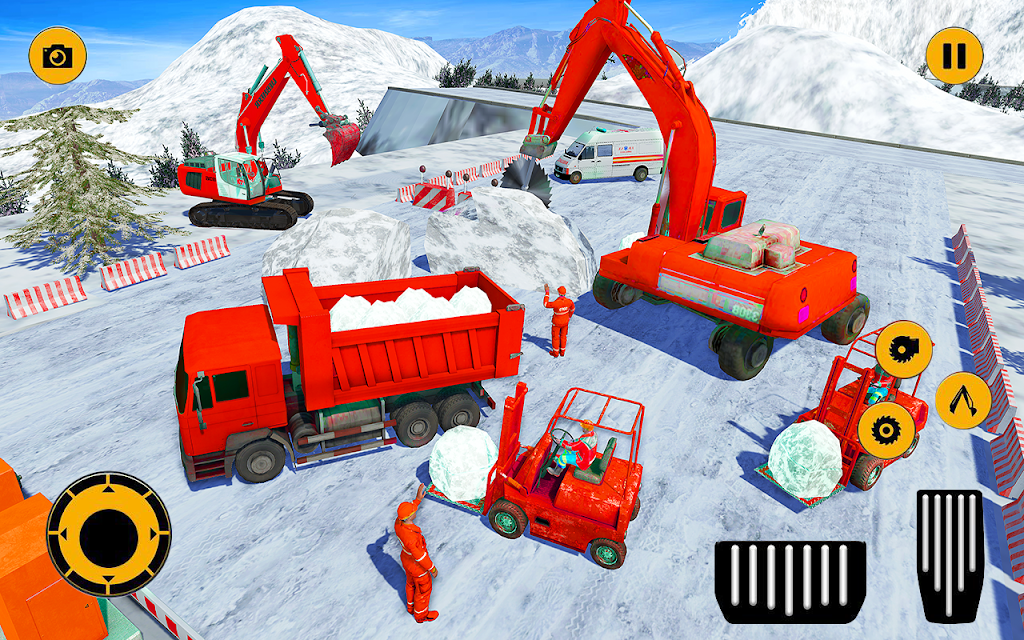 Real Snow Excavator Simulator 2019 Screenshot 1 