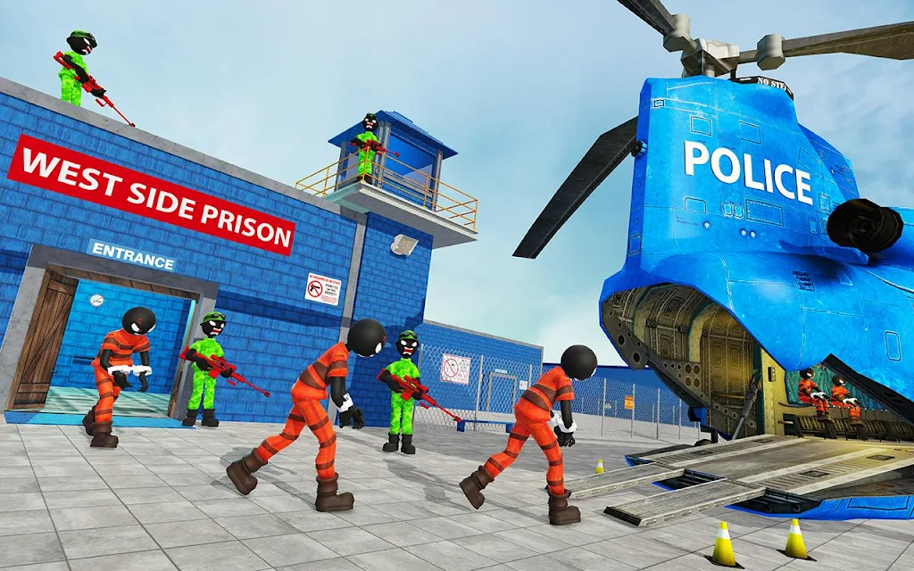 Stickman Police Prisoner Transport Screenshot 2 