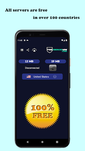 FreeAndroidVPN - Fast & Safe Screenshot 1