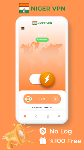 Niger VPN - Fast Private Proxy Screenshot 1 