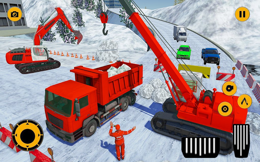 Real Snow Excavator Simulator 2019 Screenshot 2 