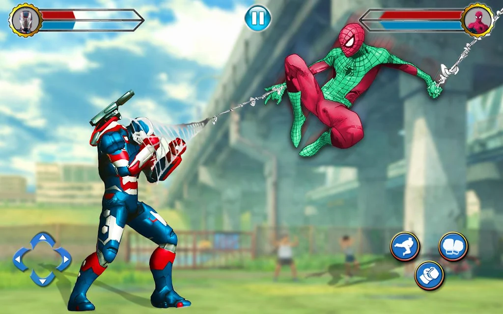 Real Superhero Kick Fighting 2019: Fighting Games Screenshot 2 