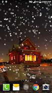 Snow Night City live wallpaper Screenshot 3