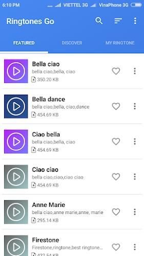 Ringtones GO 2022 Screenshot 2 