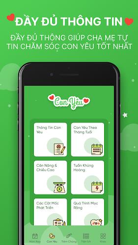 Con Yêu - App Cho Mẹ Và Bé Screenshot 2