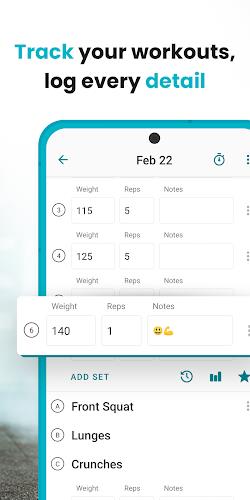 RepCount Gym Workout Tracker Screenshot 2 