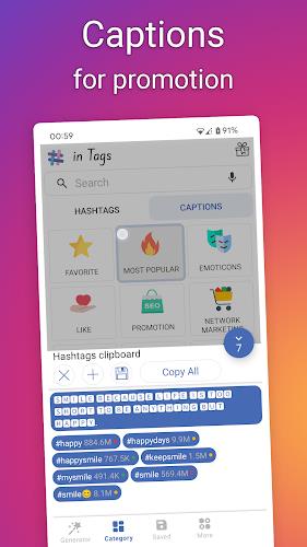 in Tags - AI Hashtag generator Screenshot 17