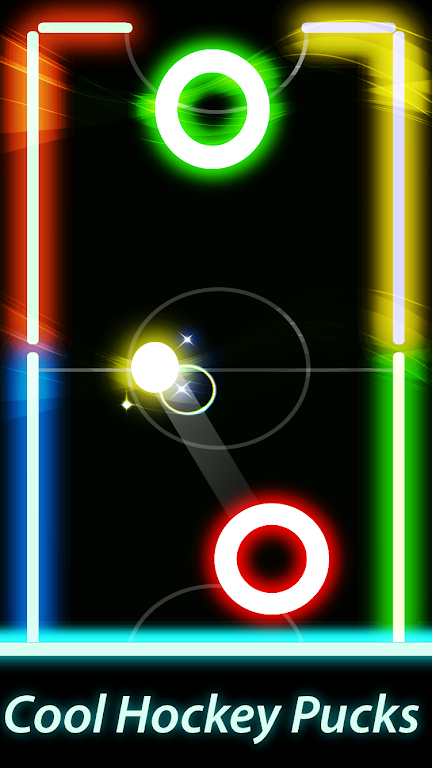 Glow Air Hockey Mania Screenshot 2