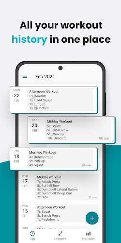 RepCount Gym Workout Tracker Screenshot 7