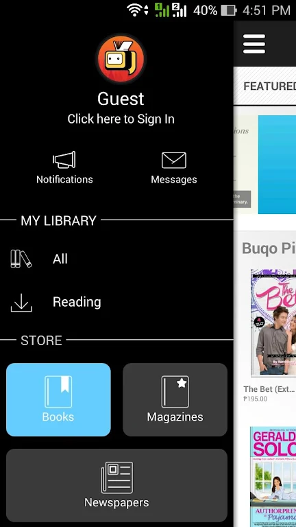 buqo - Pinoy Digital Bookstore Screenshot 1