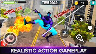 Power Hero Spider - Free fight Screenshot 3 