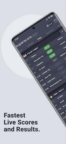 Super Score - Live scores Screenshot 1 