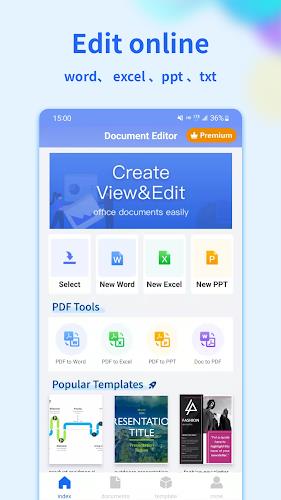 Document Editor:Word,Excel Screenshot 1 