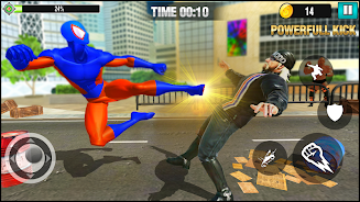 Power Hero Spider - Free fight Screenshot 1