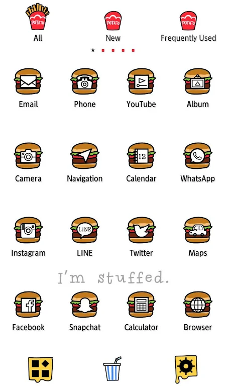 Silly Burgers Theme +HOME Screenshot 1 