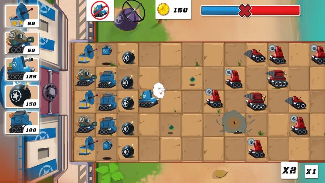 Tiny Blues Vs Mini Reds Screenshot 1 