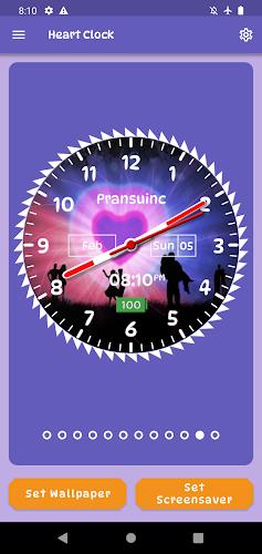 Heart Clock Live Wallpaper Screenshot 6 