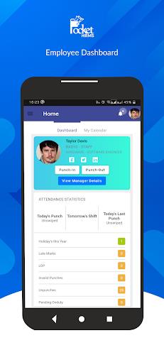 Pocket HRMS Screenshot 1
