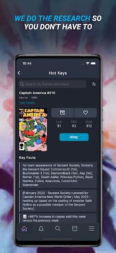 Key Collector Comics Database Screenshot 2