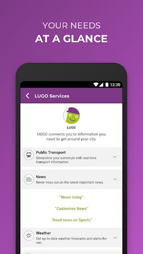 LUGO - Food, news & transit Screenshot 4