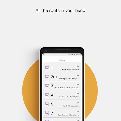 A2B. Yerevan Public Transport Screenshot 2 