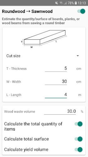 Timberlog - Timber calculator Screenshot 6