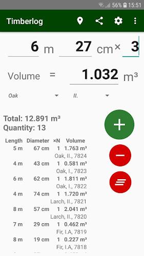 Timberlog - Timber calculator Screenshot 4 