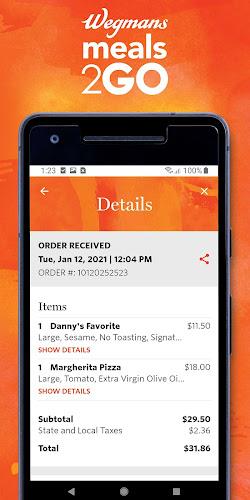 Wegmans Meals 2GO Screenshot 7