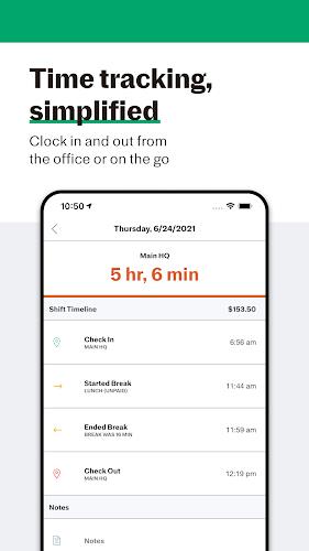 Justworks Hours Screenshot 1 