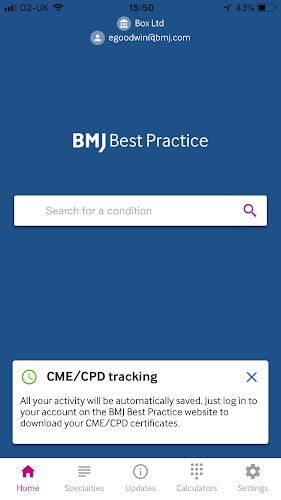 BMJ Best Practice Screenshot 1 