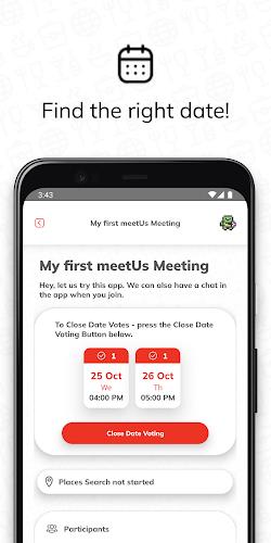 meetUs - All in one Planner Screenshot 2 